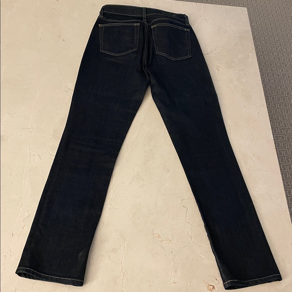 AG Mari high-rise straight Dark Blue Jeans - Picture 11 of 13